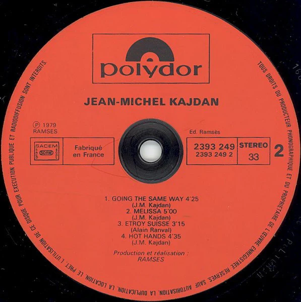 Jean-Michel Kajdan - First Step (LP, Album) - Image 3