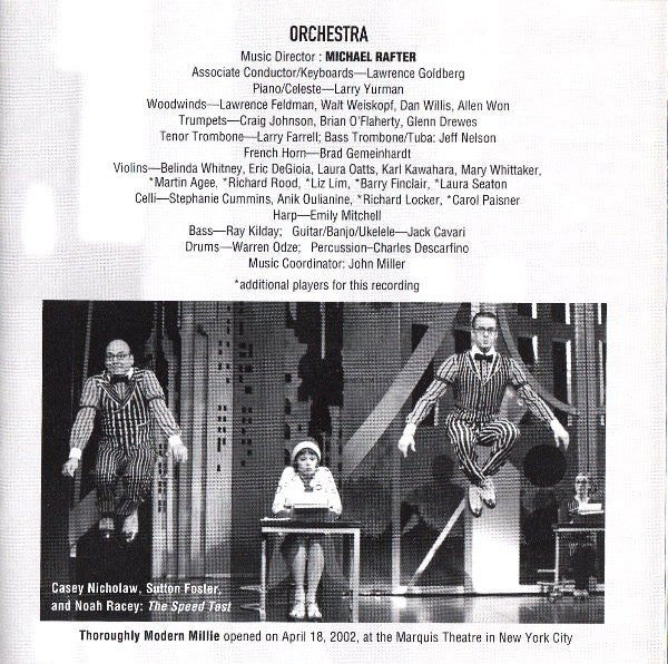 Jeanine Tesori, Dick Scanlan - Thoroughly Modern Millie (Original Broadway Cast Recording) (CD, Album) - Image 5