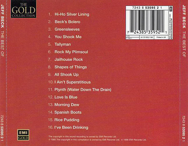 Jeff Beck - The Best Of (CD, Comp) - Image 2