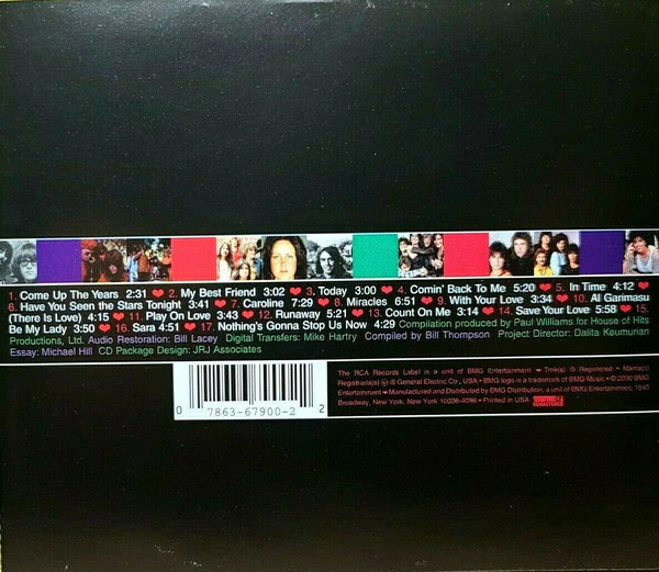 Jefferson Airplane / Jefferson Starship / Starship (2) - Love Songs (CD, Comp, RM) - Image 2