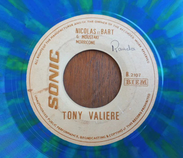 Jenny*, Tony Valiere - Here's To You / Nicolas Et Bart (7", Spl) - Image 2