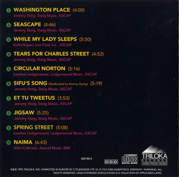 Jeremy Steig - Jigsaw (CD, Album) - Image 3
