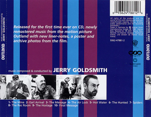 Jerry Goldsmith - Outland (Music From The Motion Picture) (CD, Album) - Image 2