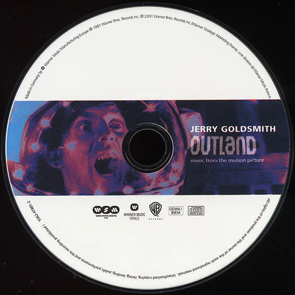 Jerry Goldsmith - Outland (Music From The Motion Picture) (CD, Album) - Image 3