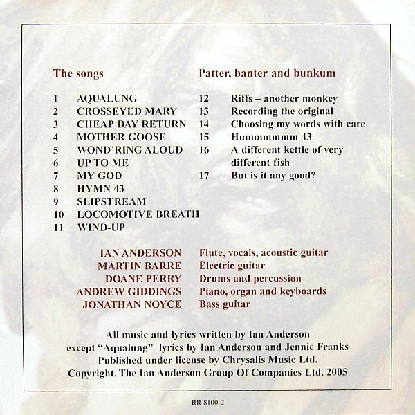 Jethro Tull - Aqualung Live (CD, Album) - Image 2