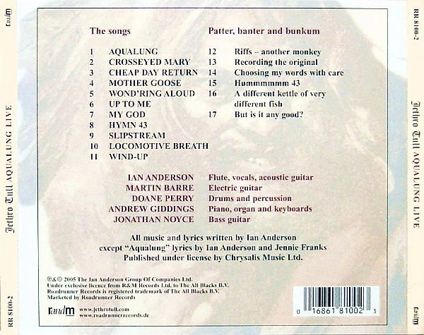 Jethro Tull - Aqualung Live (CD, Album) - Image 4