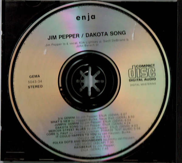 Jim Pepper - Dakota Song (CD) - Image 3