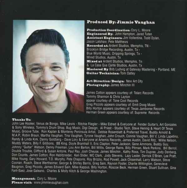 Jimmie Vaughan - Do You Get The Blues (CD, Album) - Image 2