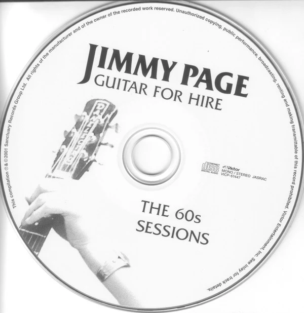 Jimmy Page - Guitar For Hire - The 60s Sessions (CD, Comp) - Image 3