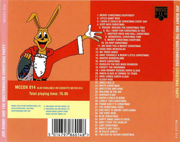 Jive Bunny And The Mastermixers - Christmas Party - 40 Non-Stop Christmas Favourites (CD) - Image 2