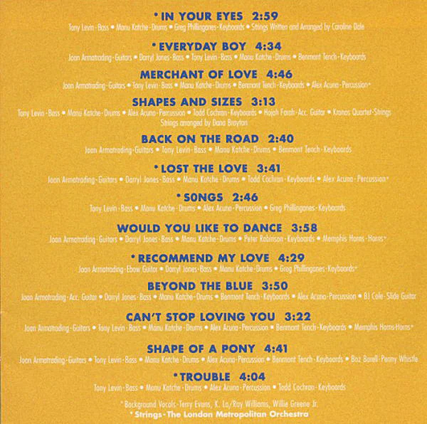 Joan Armatrading - What's Inside (CD, Album) - Image 5