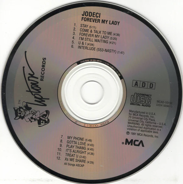 Jodeci - Forever My Lady (CD, Album) - Image 4