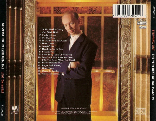 Joe Jackson - Stepping Out - The Very Best Of Joe Jackson (CD, Comp, PDO) - Image 2