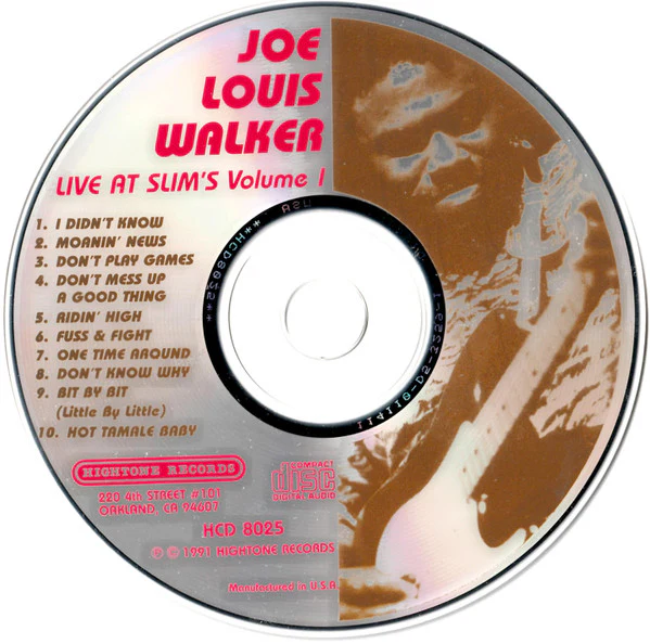 Joe Louis Walker - Live At Slim's Volume 1 (CD, Album) - Image 3