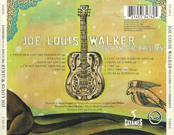 Joe Louis Walker - Preacher And The President (CD, Album) - Image 2