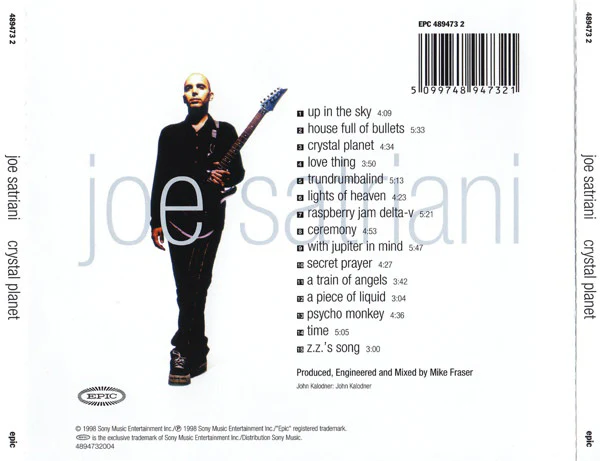 Joe Satriani - Crystal Planet (CD, Album) - Image 2