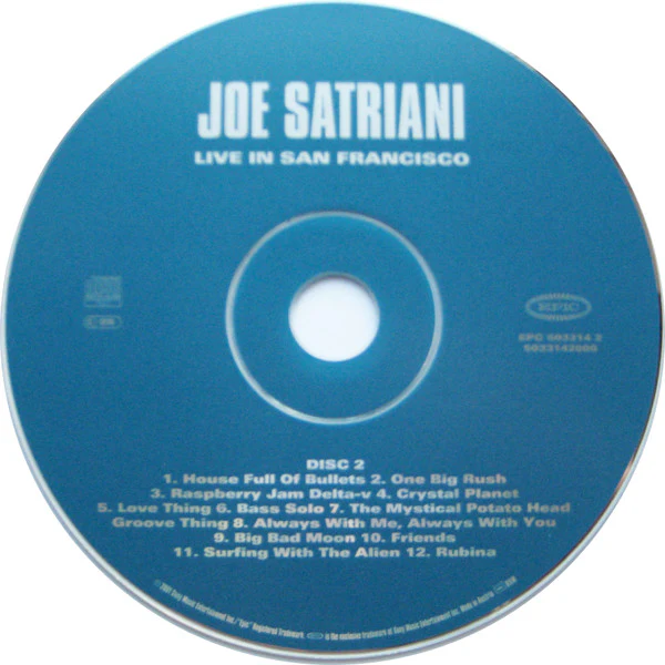 Joe Satriani - Live In San Francisco (2xCD, Album) - Image 4