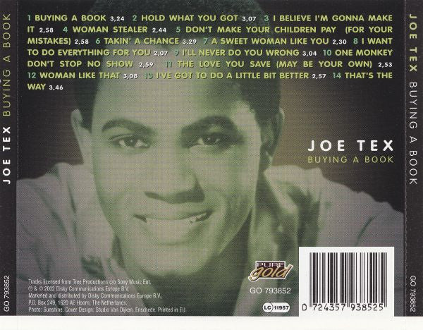 Joe Tex - Buying A Book (CD, Comp) - Image 2