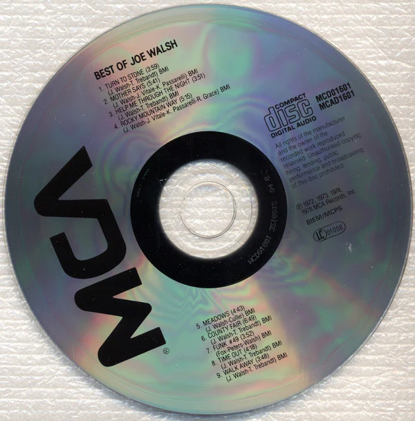 Joe Walsh - The Best Of Joe Walsh (CD, Comp, RE) - Image 3