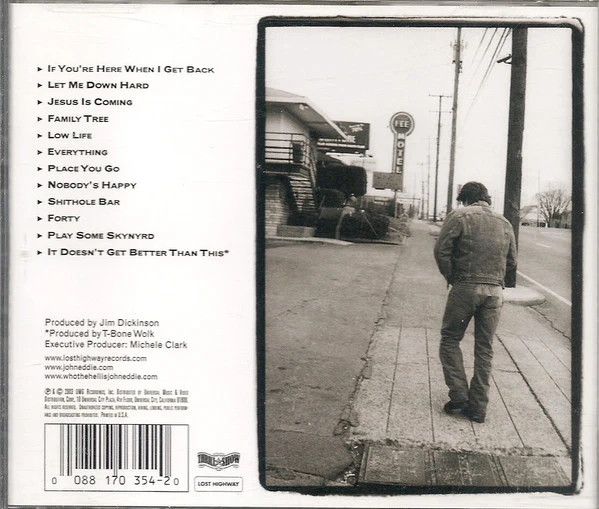 John Eddie - Who The Hell Is John Eddie? (CD, Album) - Image 2