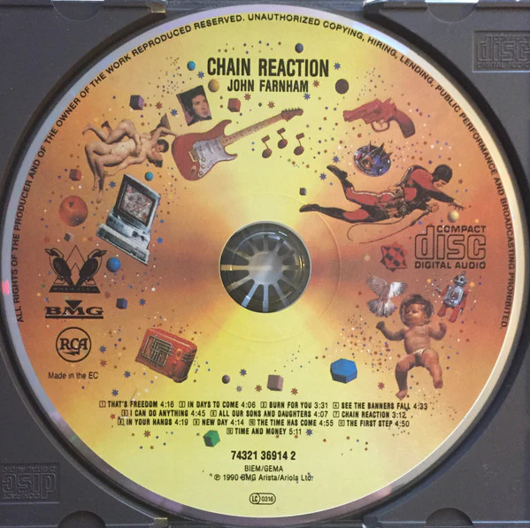 John Farnham - Chain Reaction (CD, Album, RE) - Image 3