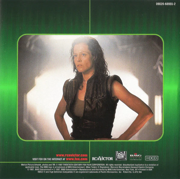 John Frizzell - Alien Resurrection (Original Motion Picture Soundtrack) (HDCD, Album) - Image 2