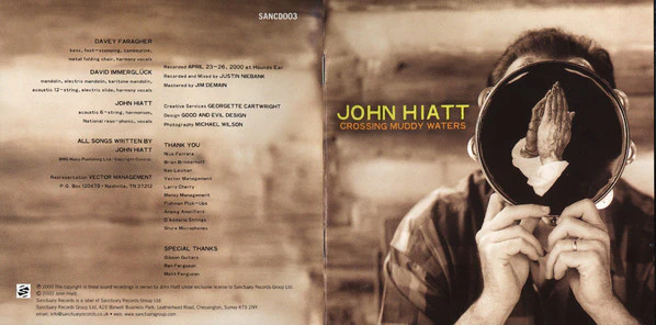 John Hiatt - Crossing Muddy Waters (CD, Album, Jew) - Image 2