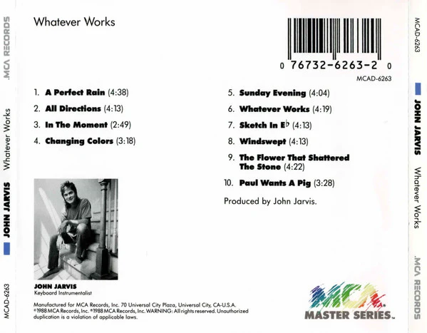 John Jarvis - Whatever Works (CD, Album) - Image 2