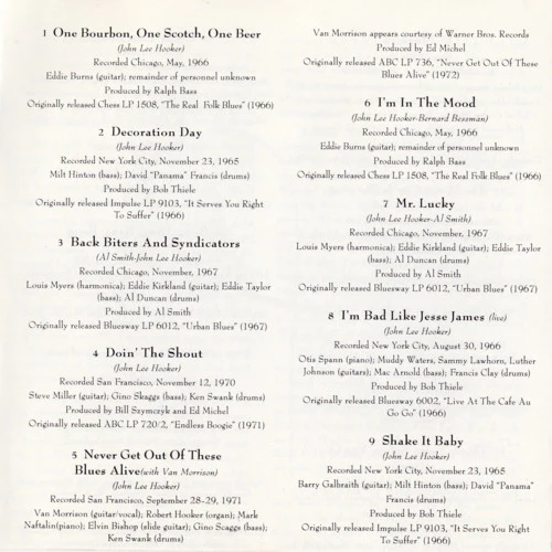 John Lee Hooker - The Best Of 1965 To 1974 (CD, Comp) - Image 5