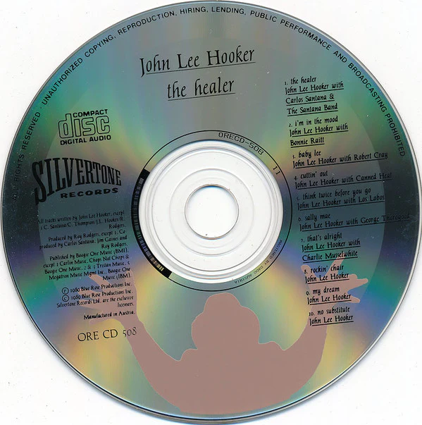 John Lee Hooker - The Healer (CD, Album) - Image 3