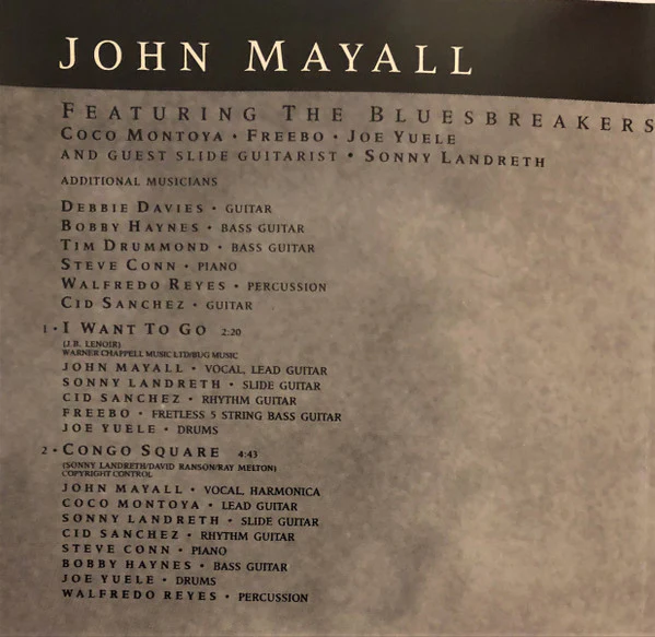 John Mayall - A Sense Of Place (CD, Album) - Image 2