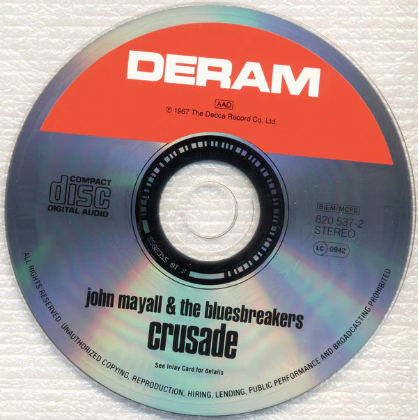 John Mayall - Crusade (CD, Album, RE, RM) - Image 3