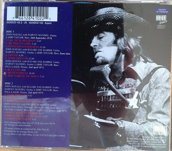 John Mayall - Rock The Blues Tonight (2xCD, Album) - Image 2