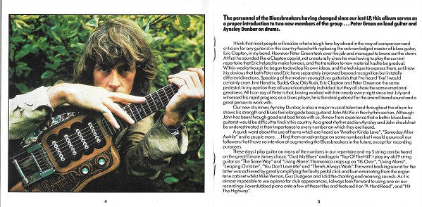 John Mayall & The Bluesbreakers - A Hard Road (CD, Album, RE) - Image 3