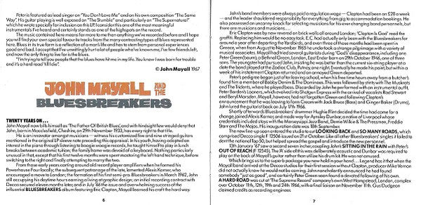 John Mayall & The Bluesbreakers - A Hard Road (CD, Album, RE) - Image 4