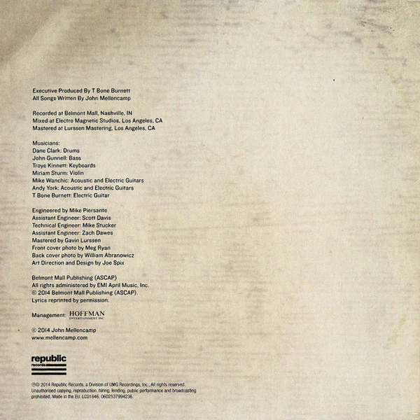John Mellencamp* - Plain Spoken (CD, Album) - Image 4