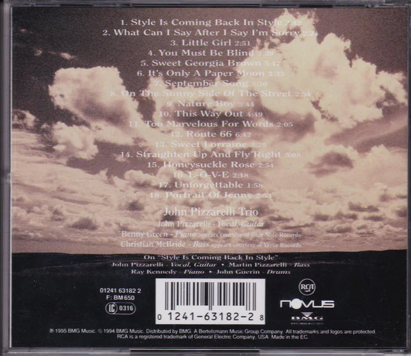 John Pizzarelli - Dear Mr. Cole (CD, Album, Club) - Image 3