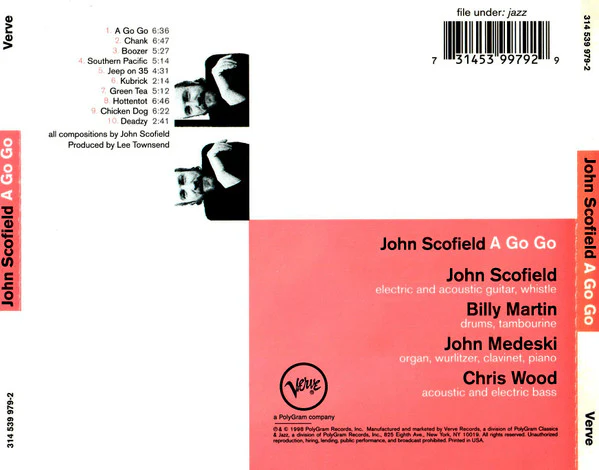 John Scofield - A Go Go (CD, Album) - Image 2