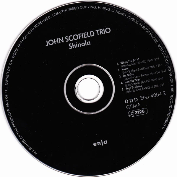John Scofield - Shinola (CD, Album, RE) - Image 4