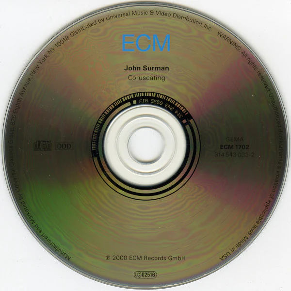John Surman - Coruscating (CD, Album) - Image 3