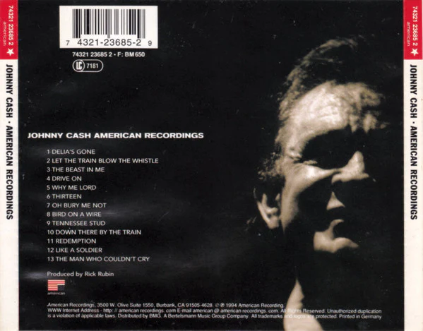 Johnny Cash - American Recordings (CD, Album) - Image 2