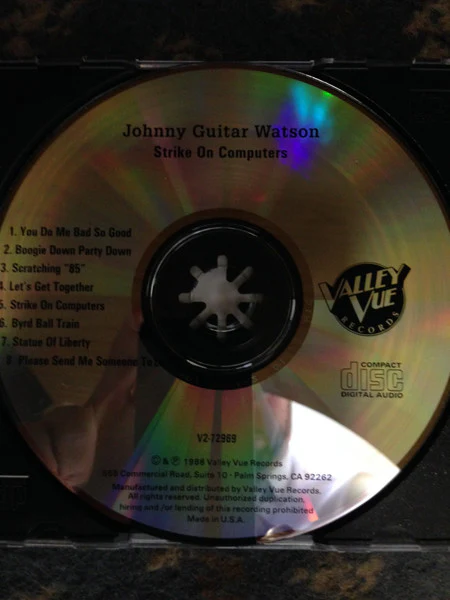 Johnny Guitar Watson - Strike On Computers (CD, Album, RE) - Image 3