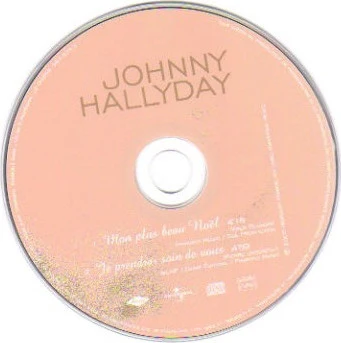 Johnny Hallyday - Mon Plus Beau Noël (CD, Single, Dig) - Image 3