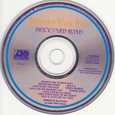 Johnny Van Zant - Brickyard Road (CD, Album) - Image 3
