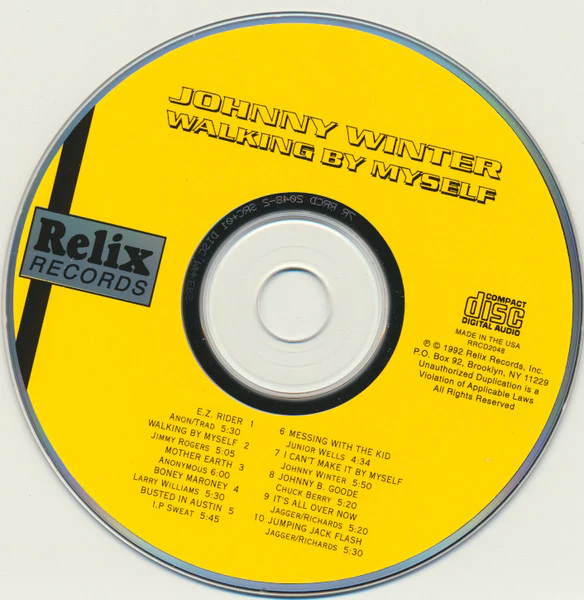 Johnny Winter - Walking By Myself (CD, Album) - Image 4