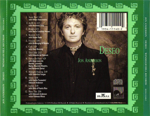 Jon Anderson - Deseo (CD, Album) - Image 2