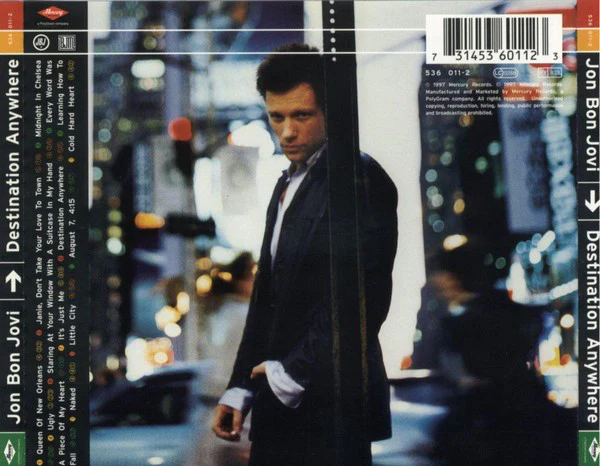 Jon Bon Jovi - Destination Anywhere (CD, Album) - Image 2