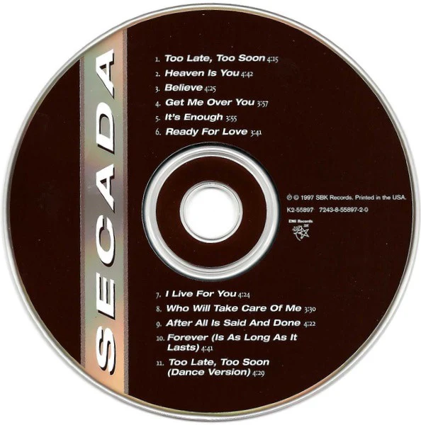 Jon Secada - Secada (CD, Album) - Image 4
