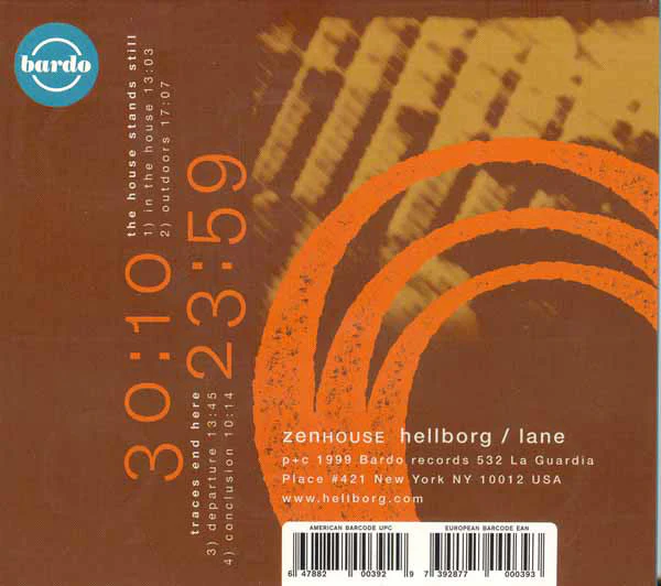 Jonas Hellborg / Shawn Lane - Zenhouse (CD, Album) - Image 2