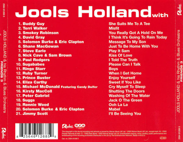 Jools Holland & His Rhythm & Blues Orchestra* - Friends 3 (CD, Album) - Image 2